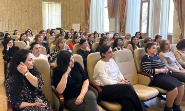 Ֆինանսների նախարարության կին աշխատակիցները մասնակցել են կանանց տոնական միամսյակի շրջանակներում կազմակերպված «Կանացի նրբագեղությունը անձնային և գործնական շփումներում» թեմայով միջոցառմանը