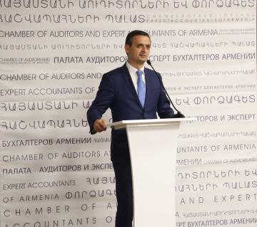 ՀՀ ֆինանսների նախարարի տեղակալ Արման Պողոսյանը մասնակցել է Հայաստանի աուդիտորների և փորձագետ հաշվապահների պալատի տարեկան ընդհանուր ժողովին